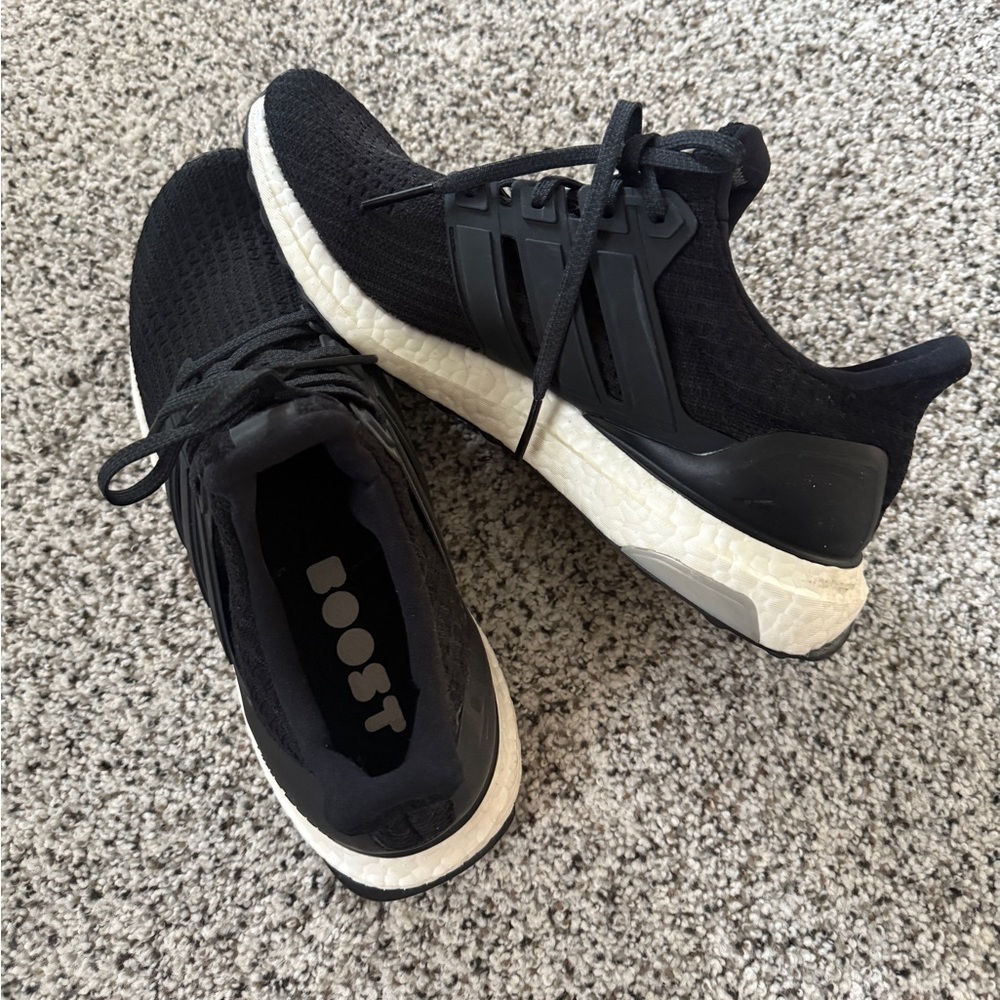 Adidas Black and White Ultraboost Sneakers
